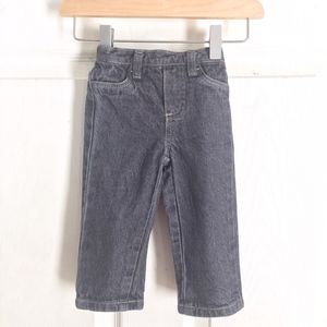 Little Maven gray elastic waist‎ jeans baby boy 12M